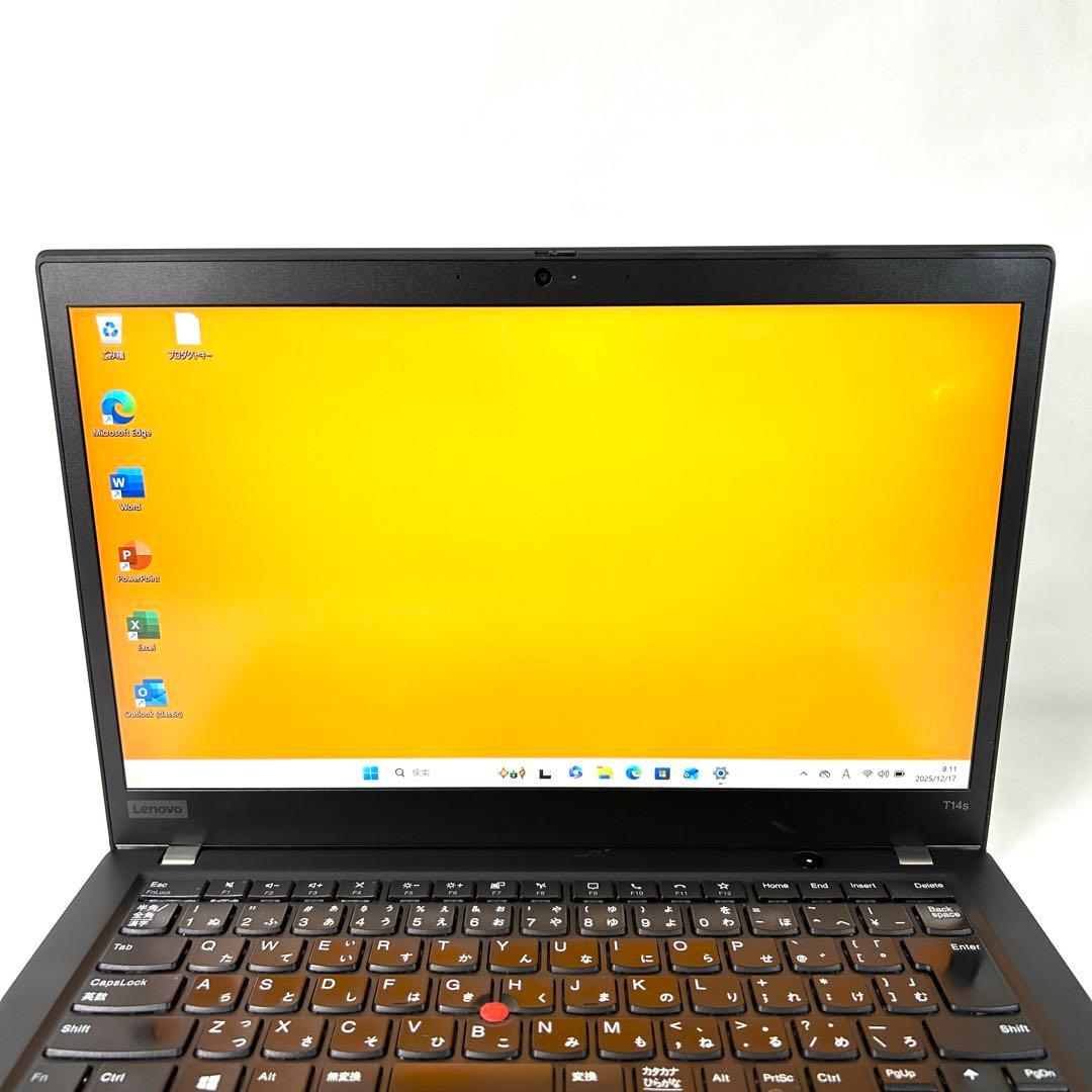 Lenovo ThinkPad T14s i5 256GB Office 14型