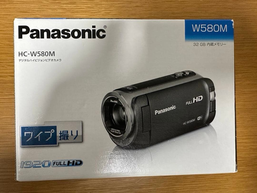 【新品未使用】panasonicデジタルハイビジョンビデオカメラHC-W580M