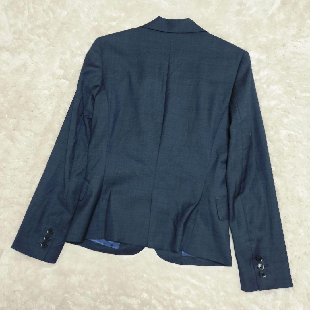 スーツカンパニー パンツスーツ REDA生地 セットアップ ネイビー