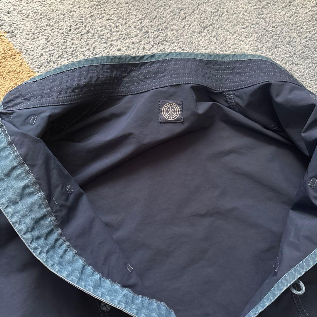 Porter Classic ウェザーチャイナジャケット サイズ4 ブルー