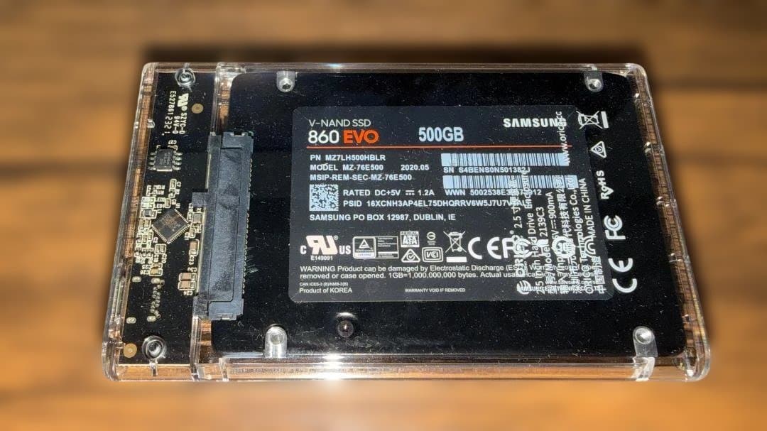 [美品、完動品] サムスン(SAMSUNG) 500GB SSD 860 EVO