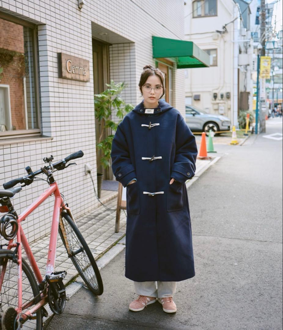 common gull products. 僕の好物のダッフル ネイビー M