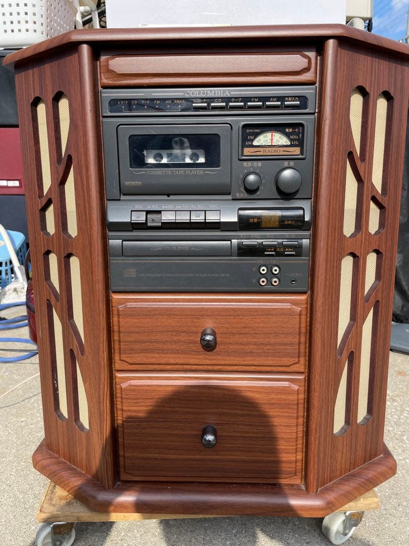 COLUMBIA コロンビア GP-70 卓上型 ステレオシステム