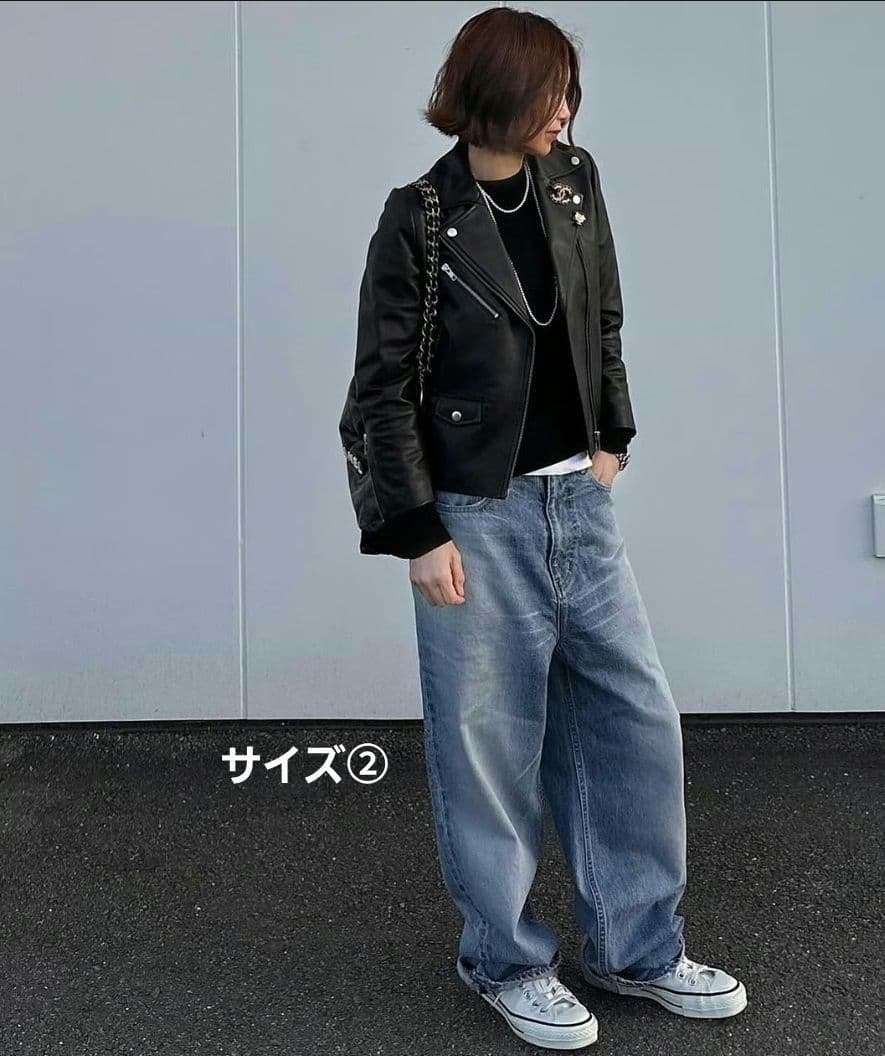 オクスン オリジナルワイドデニム サイズ②