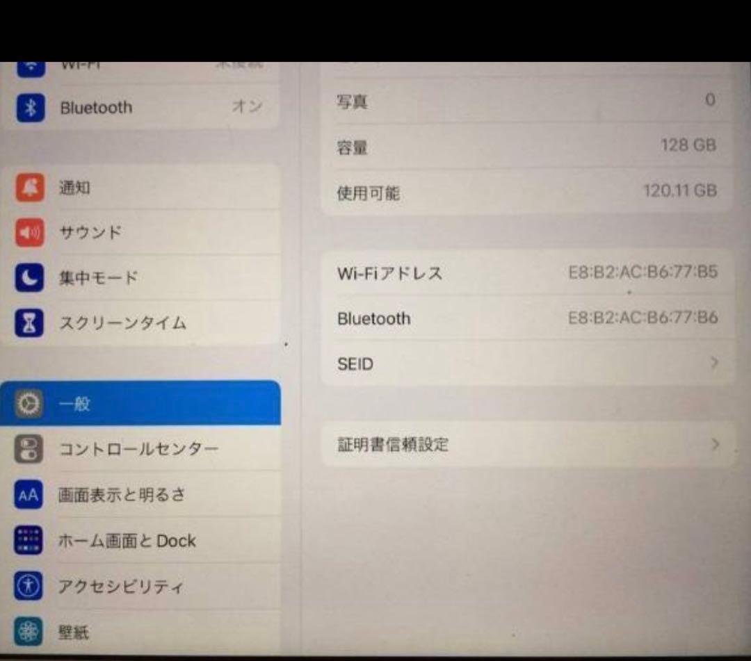 Apple iPadミニ (モデル A1538) シルバー