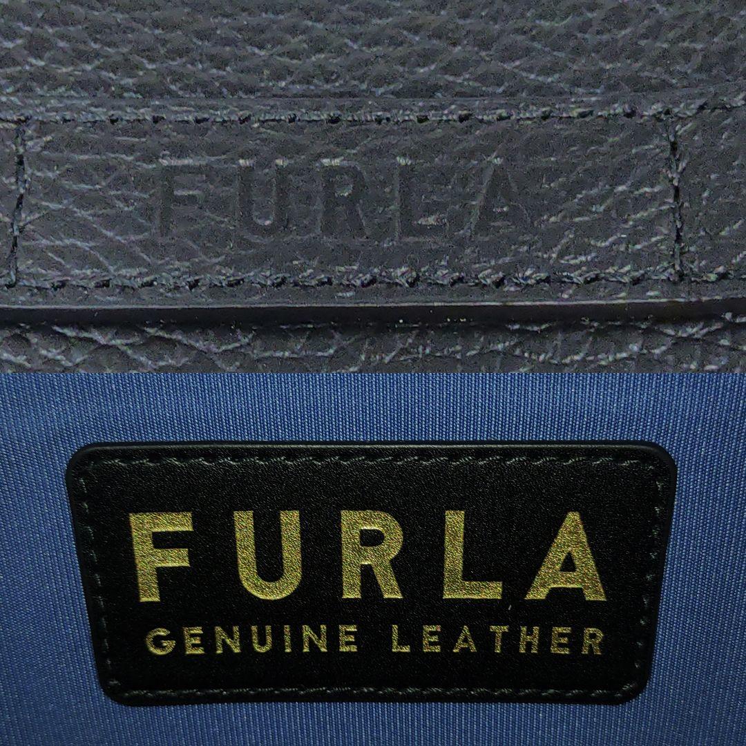 【未使用】フルラ ジョーヴェ トートバッグ レザー A4可 肩掛 ブラック