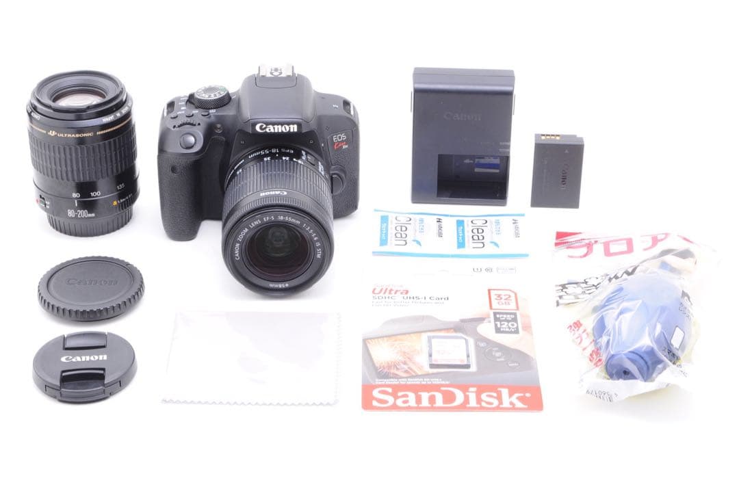 美品＆レンズ2個❣️Canon EOS kiss X9i ダブルレンズセット