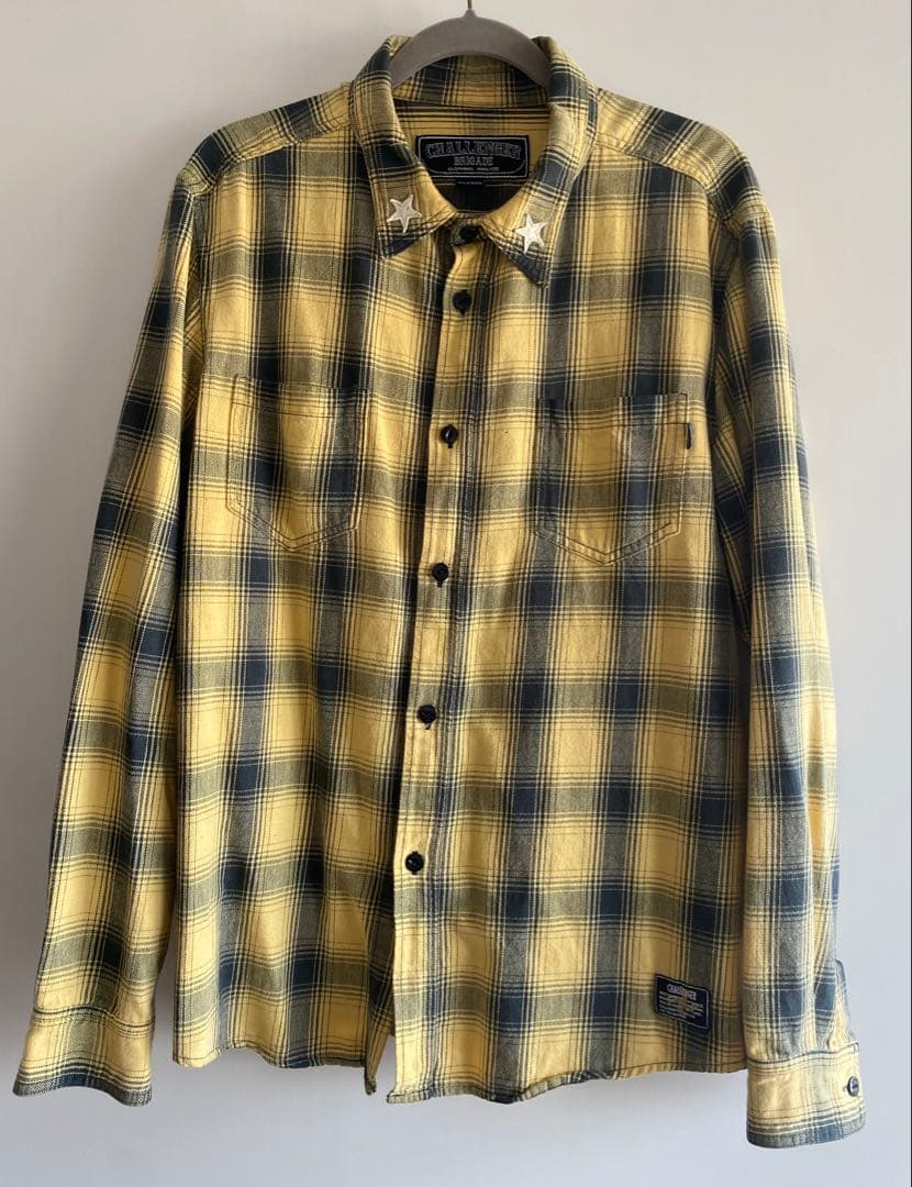 CHALLENGER BRIGADE チェック柄シャツ XL