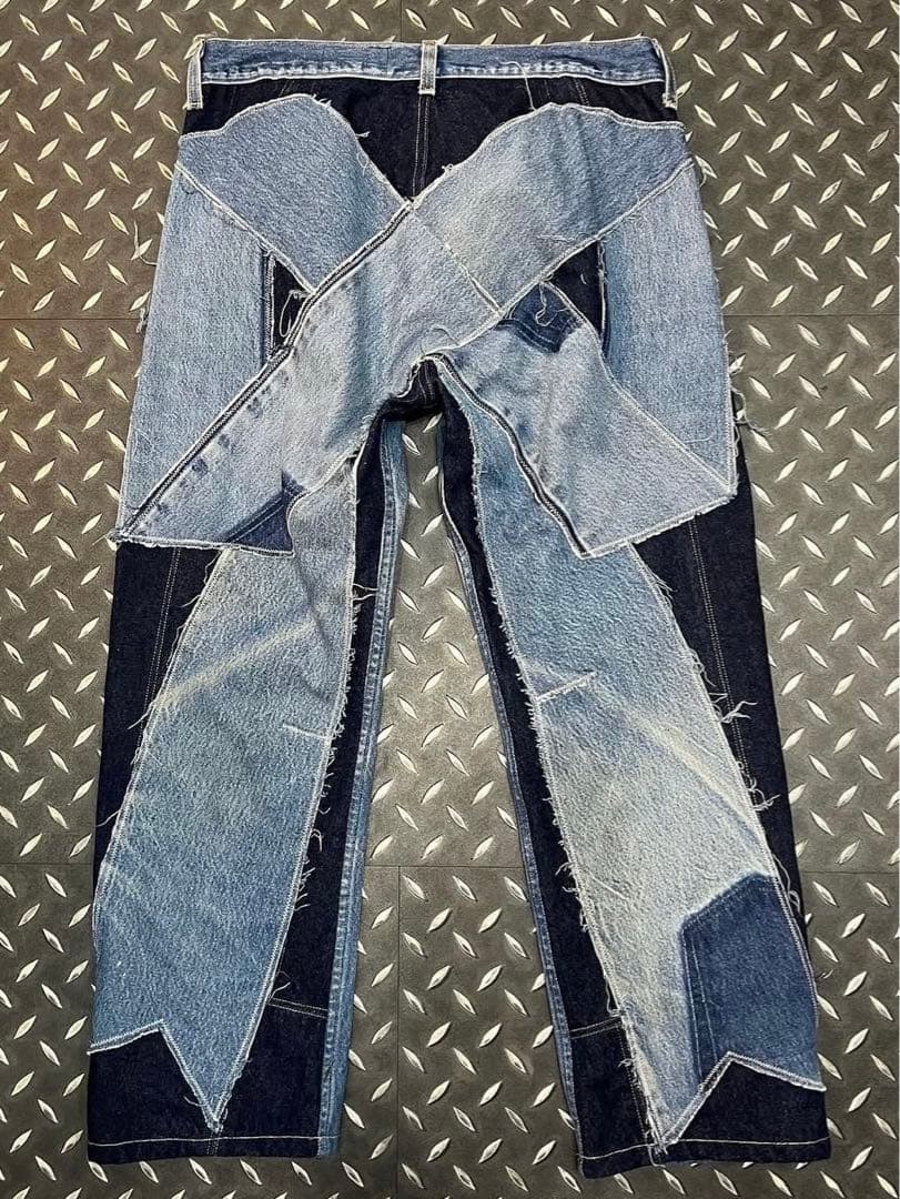 NINCOMPOOPCAPACITY エビスリボンデニムパンツ aiko