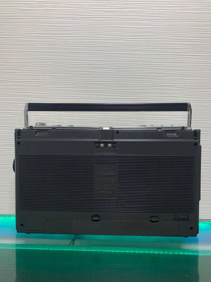 整備品Sanyo サンヨー MR-9600 ラジカセ ラジオ　昭和レトロ 希少品