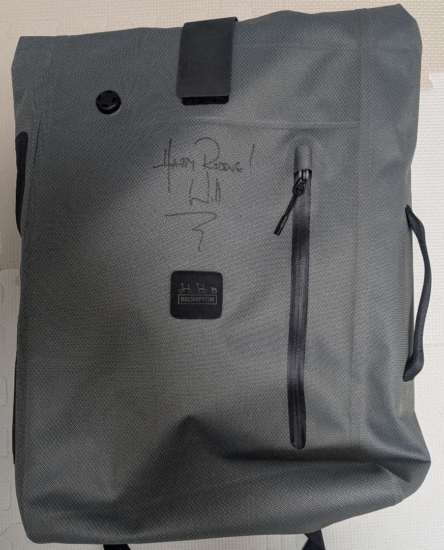 BROMPTON 防水 バッグ ウィル・バトラー=アダムスサイン入り