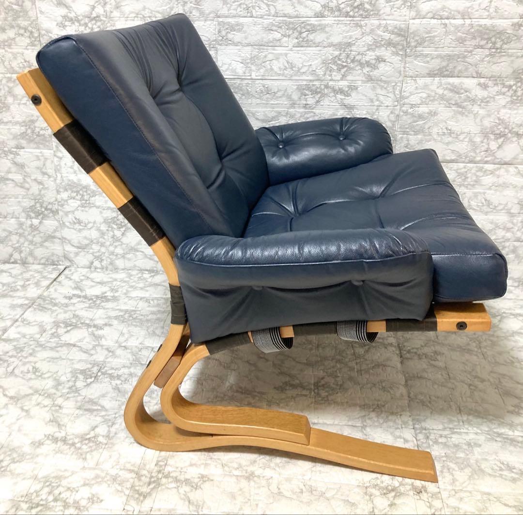【希少 本革】karimoku domani スカンジナビアン イージーチェア②