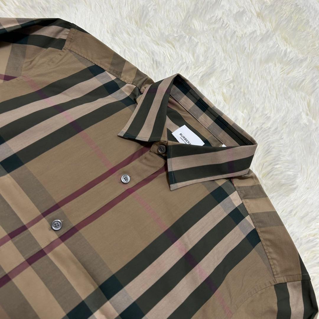 【極美品/現行】バーバリーロンドンイングランド シャツ 長袖シャツ ボタンダウン