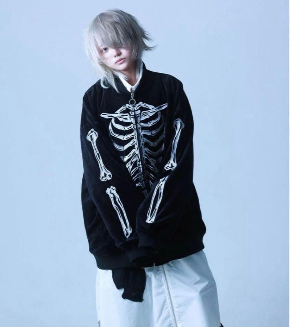 美品 Gamchu『Ascah/アスカ』Velour sukajan ブラック