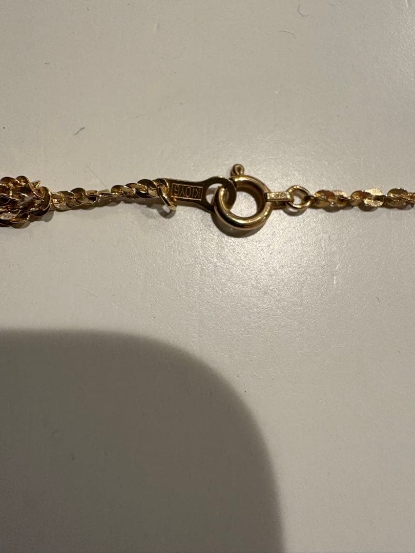 K10 金属製 ネックレス ロブスタークラスプ 50cm