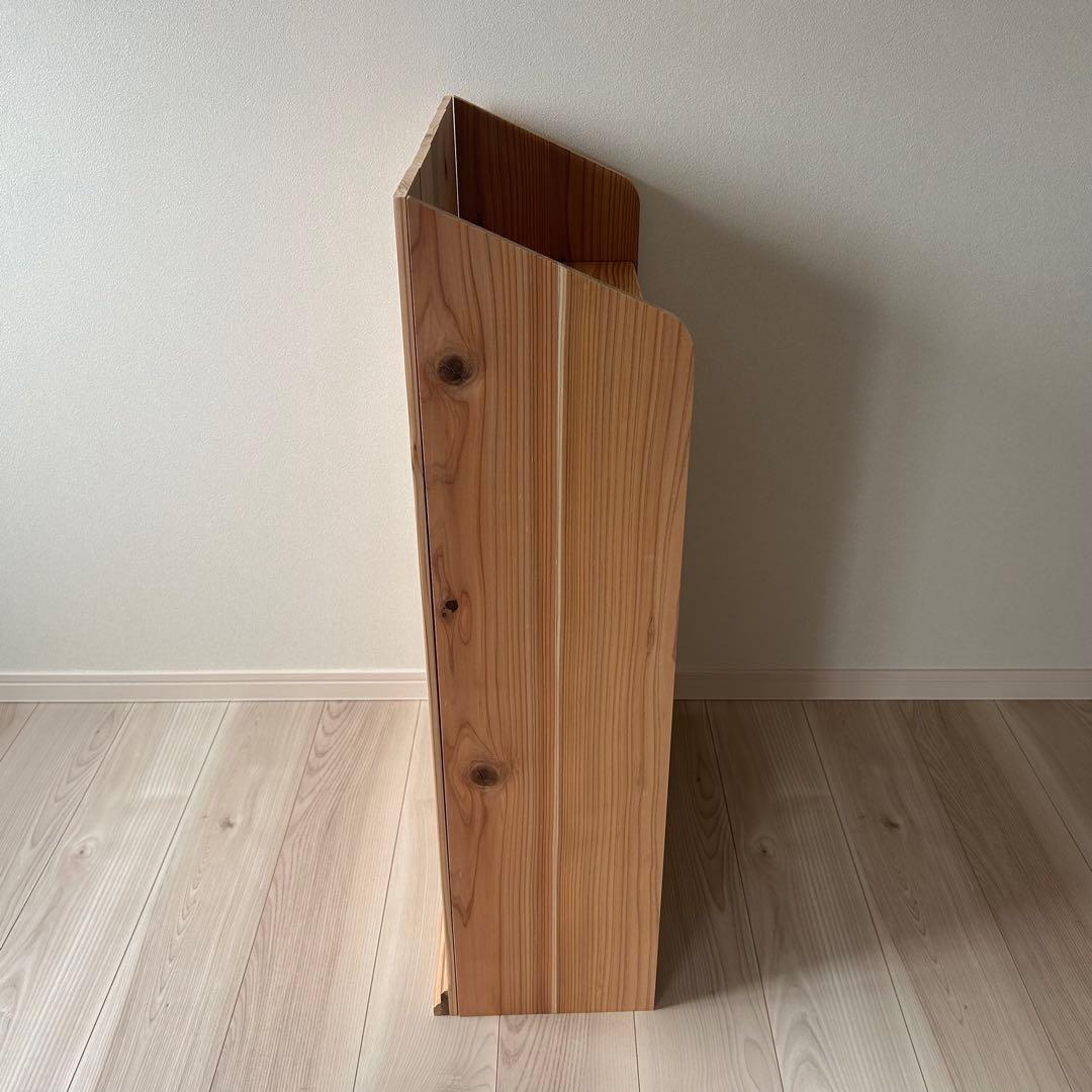 マルシェ•展示販売のレジ台に♪杉無垢材を使ったかわいいレジカウンター 折り畳み式