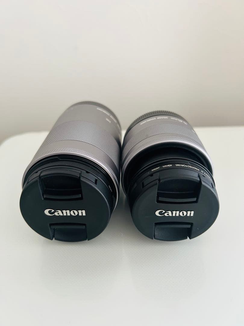 美品☆Canon EOS M ミラーレス ダブルズームキット ショルダーバック付