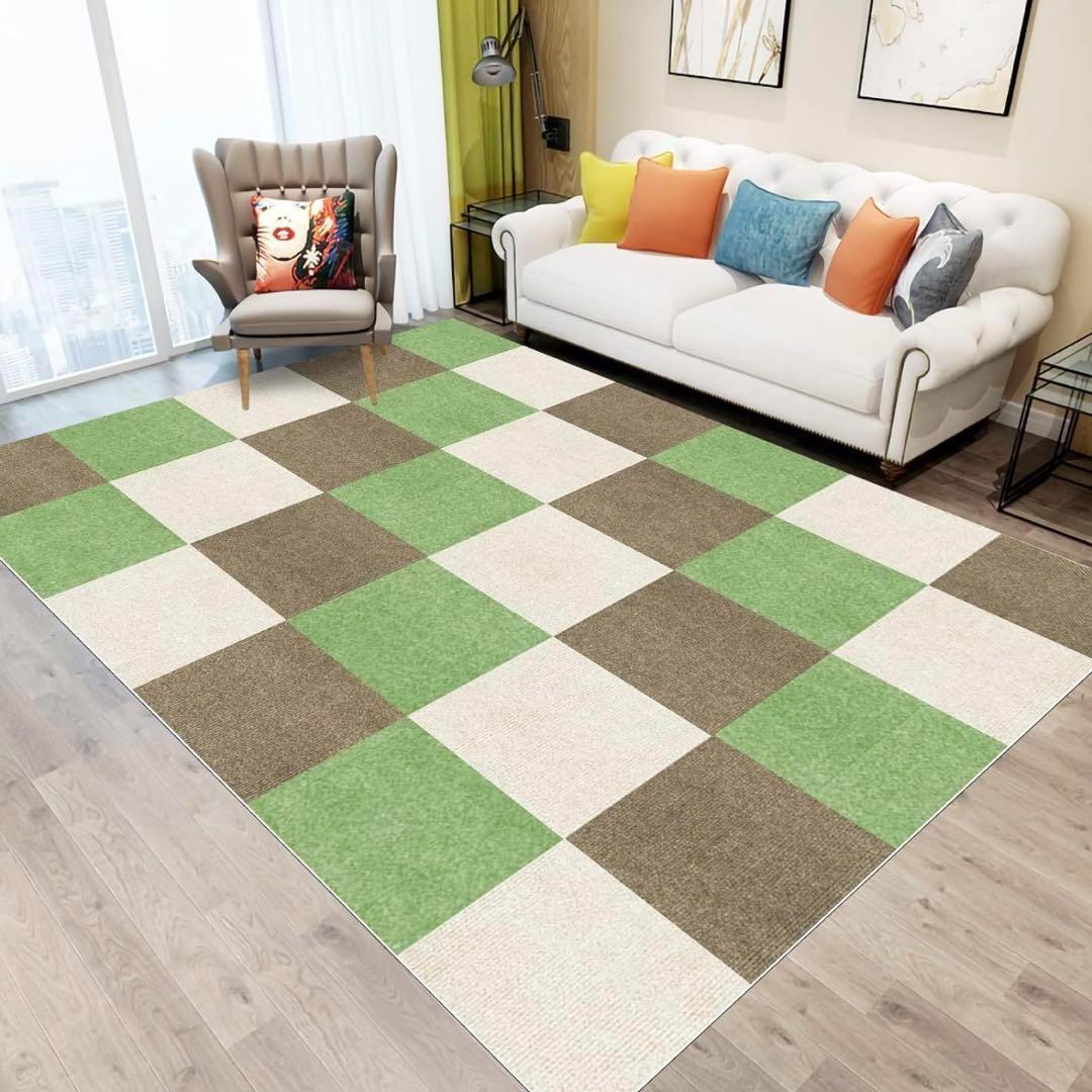 【120枚】新品 タイルカーペット ジョイントマット 防音 洗える タイルマット