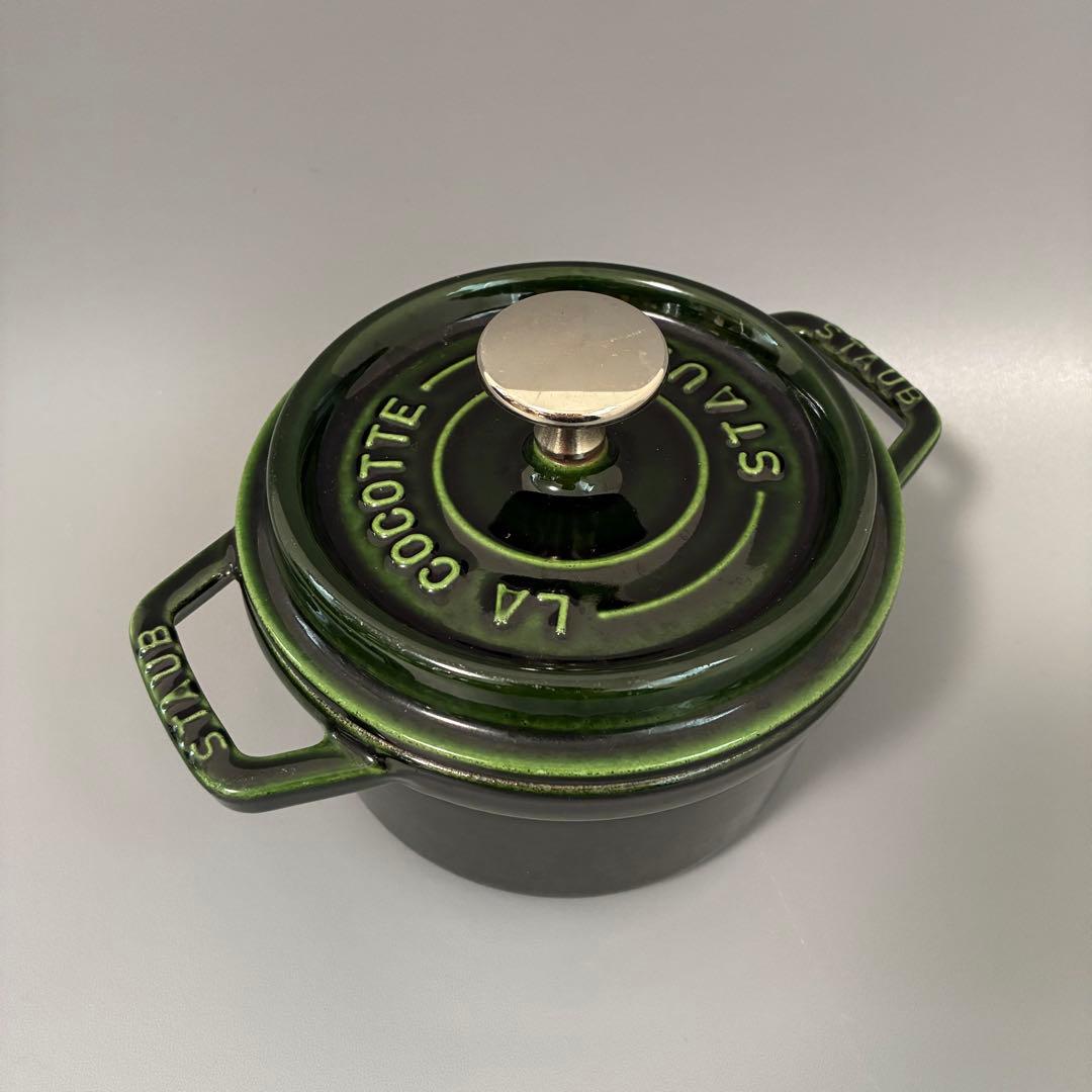 ストウブSTAUB ピコココットオリーブ14cm レア