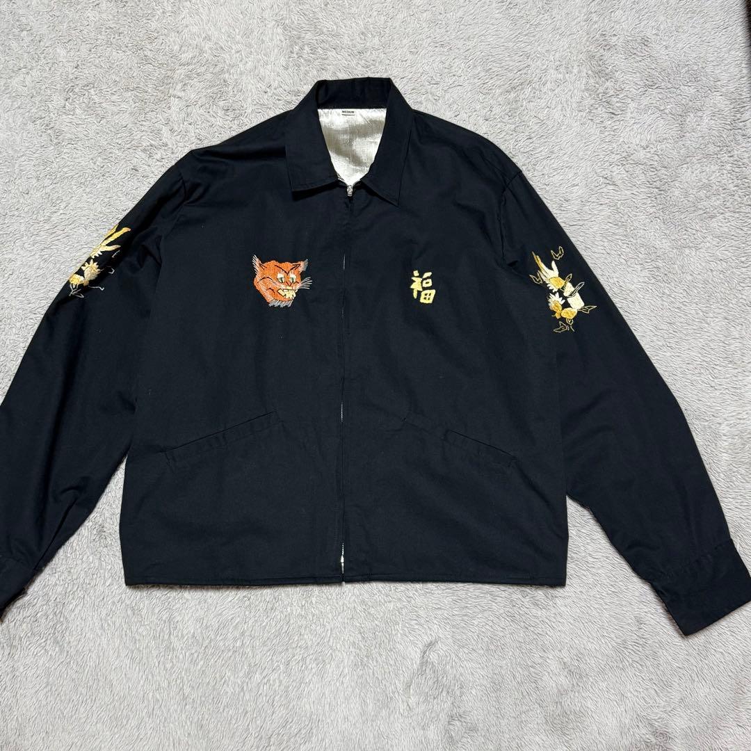 美品　ベトジャン　刺繍ヘタウマ スーベニアジャケットVietnam jumper