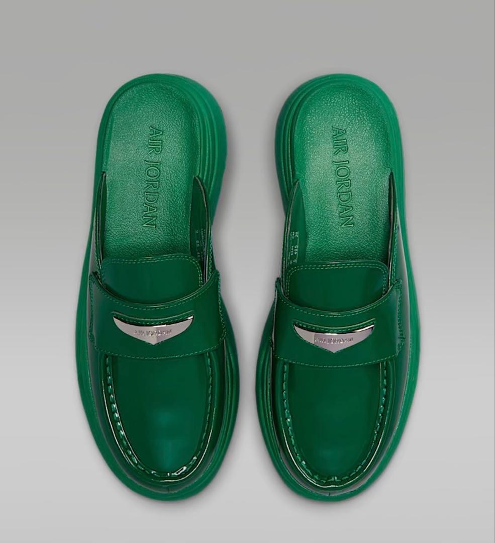 新品　未使用　エアジョーダン　ミュール　グリーン　25cm