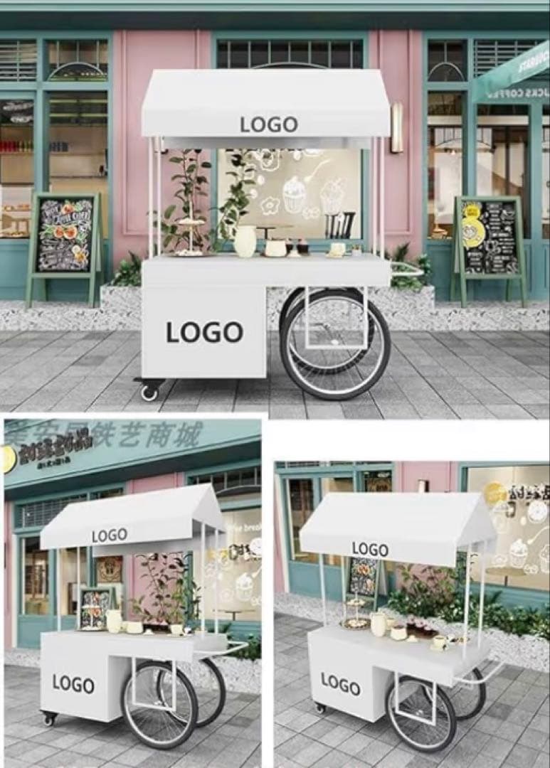 【ロロ】移動式屋台　キッチンカー【ホワイト】