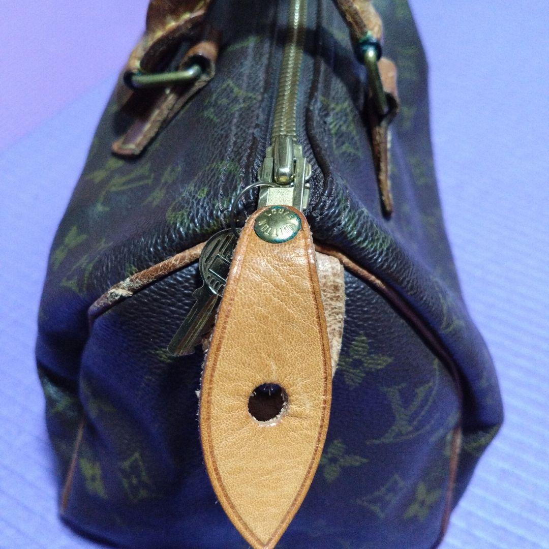 【鑑定済】 ルイヴィトン スピーディ 25 モノグラム ハンドバッグ