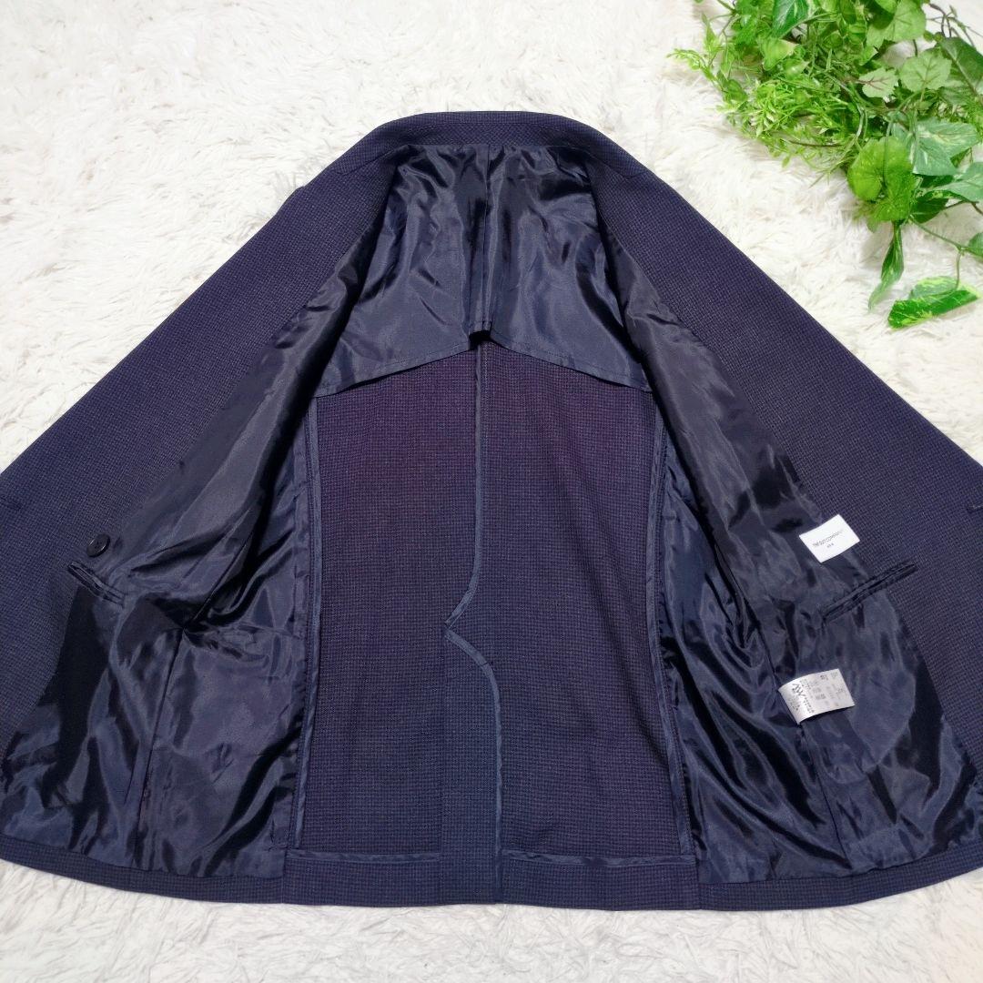 希少・極美品■ザ スーツカンパニー シー スーツセットアップ ダブル 洗える M