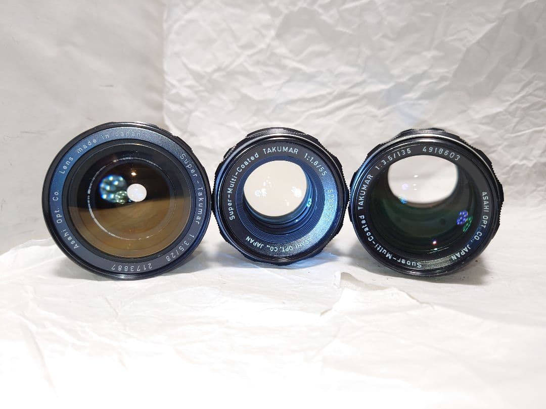 美3点★Super-M Takumar 28 55 135mm F3.5 M42