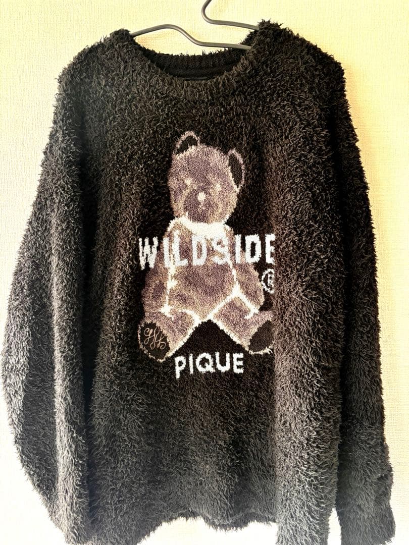 【限定】ジェラードピケ　ヨウジヤマモト　ジェラートベアジャガードプルオーバー　黒