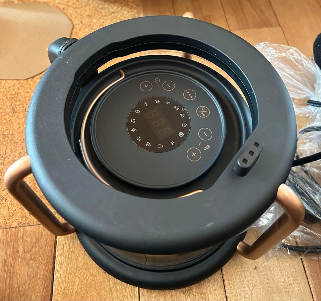 ブルーノガラスエアーフライヤー 【限定色キャストブラック】