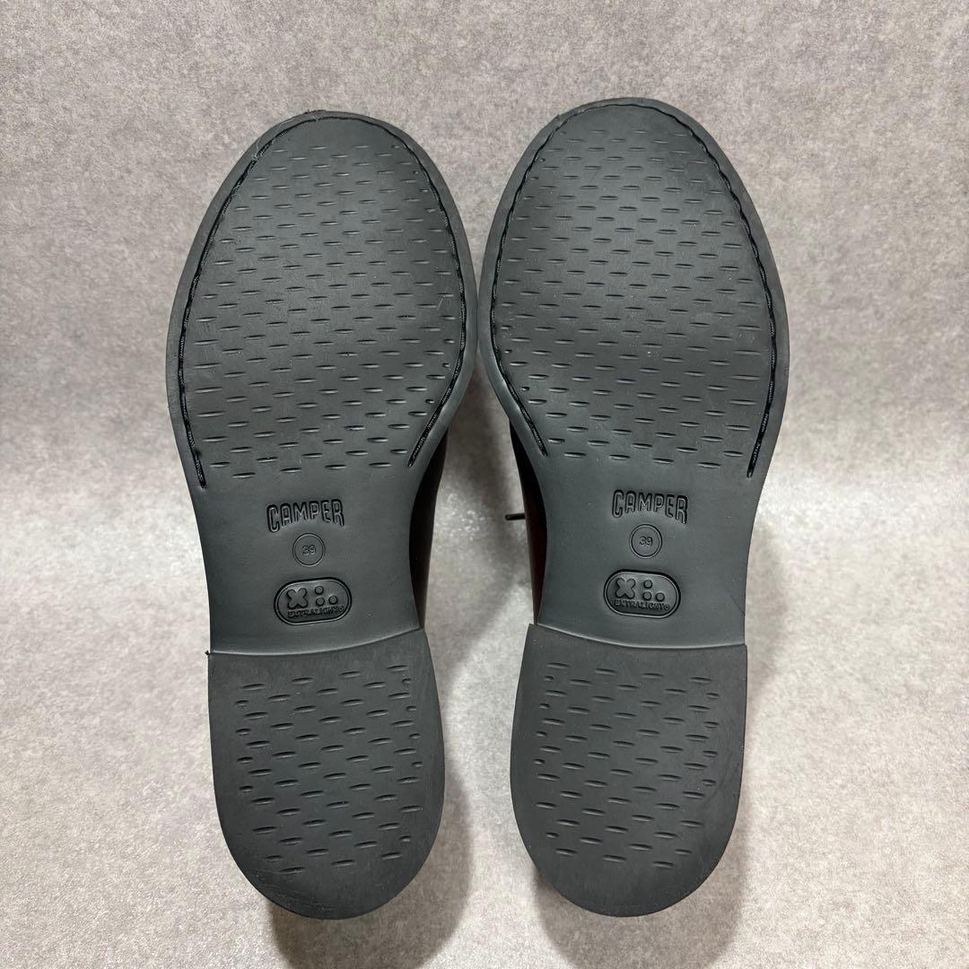 めりの　カンペール IMAN レザーシューズ ブラウン 39