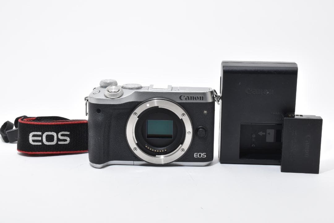 Canon EOS M6 ミラーレスデジタルカメラボディ シルバー キヤノン