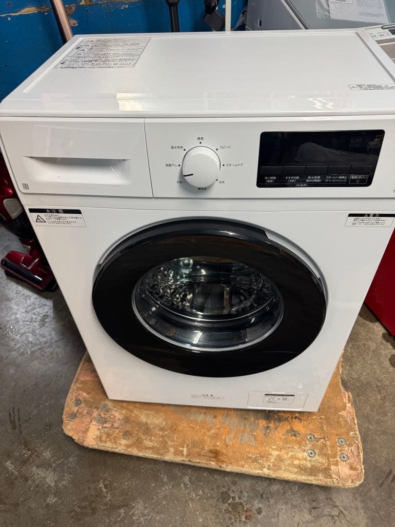 25年 6kgスリムドラム式洗濯機 (乾燥なし)(ND60UL1 ホワイト)