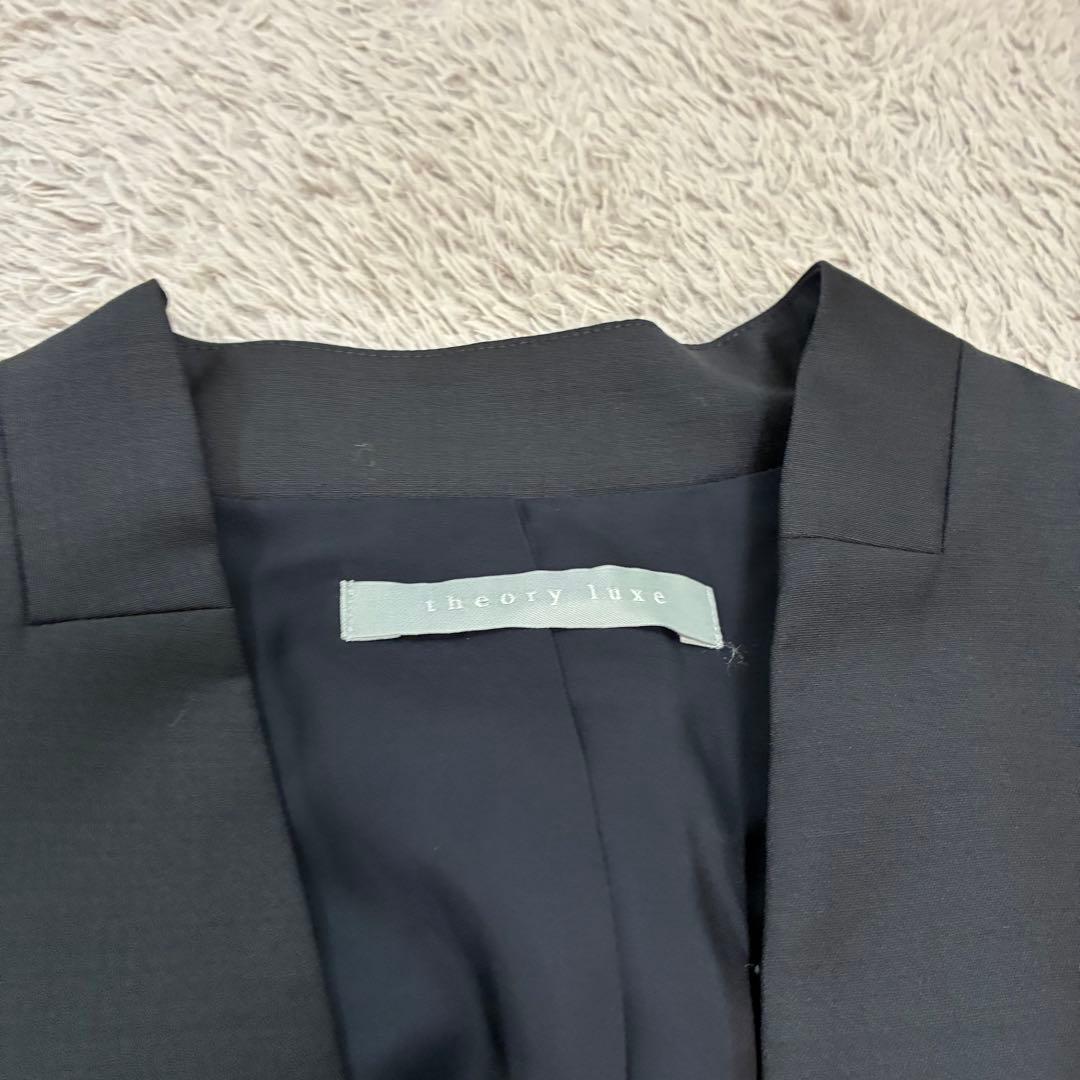 マニャ様お取引中executive パンツスーツ ノーカラー 黒　S セット