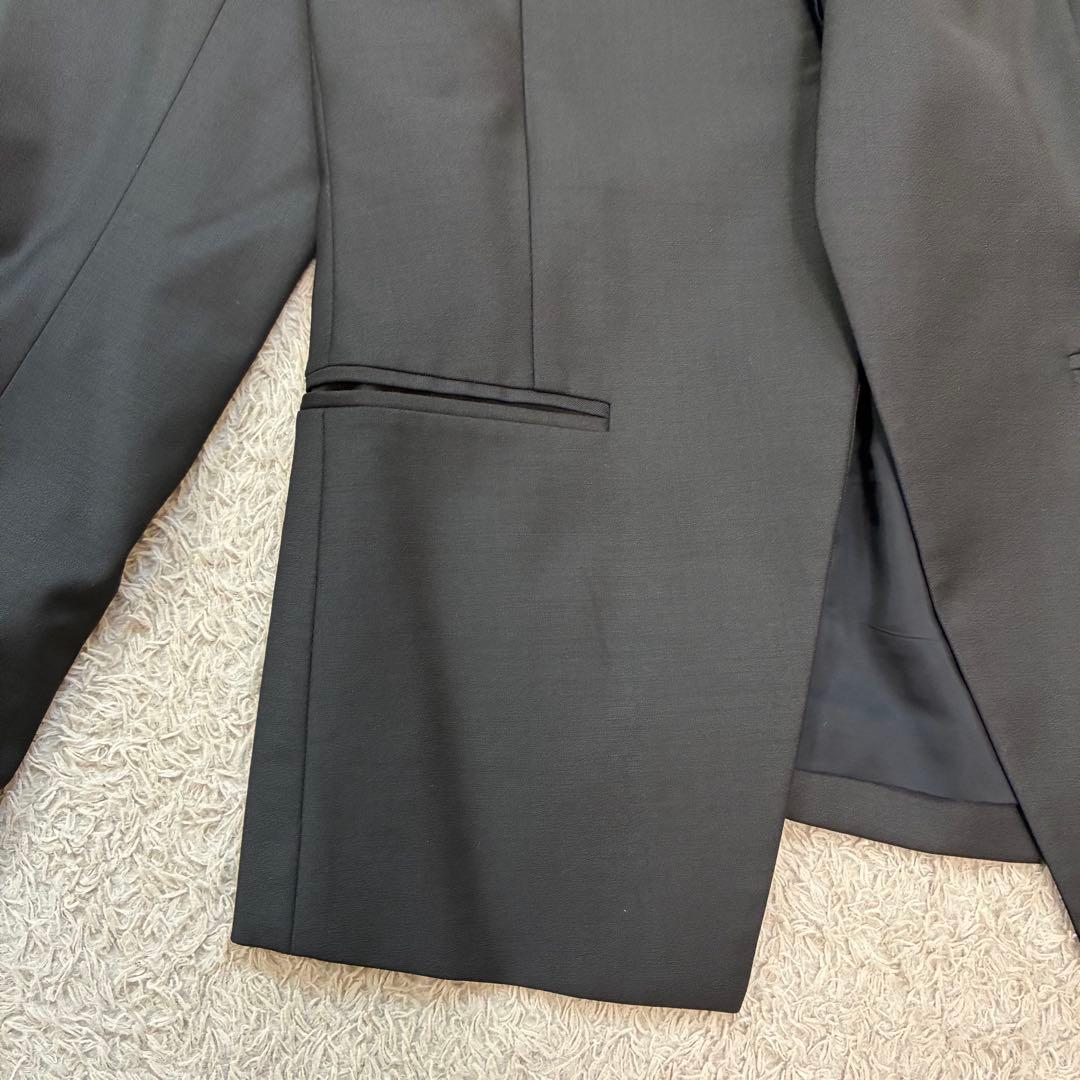 マニャ様お取引中executive パンツスーツ ノーカラー 黒　S セット