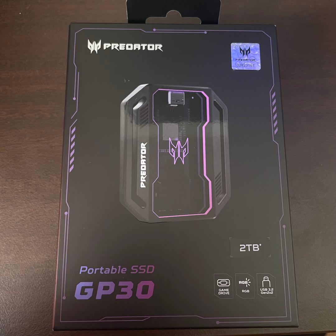 マウス・トラックボール Portable SSD Predator GP30 2TB