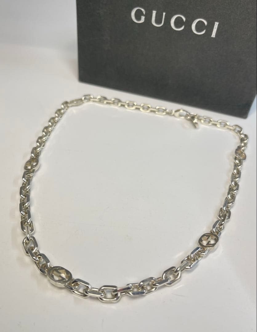 GUCCI (グッチ)インターロッキングGネックレス