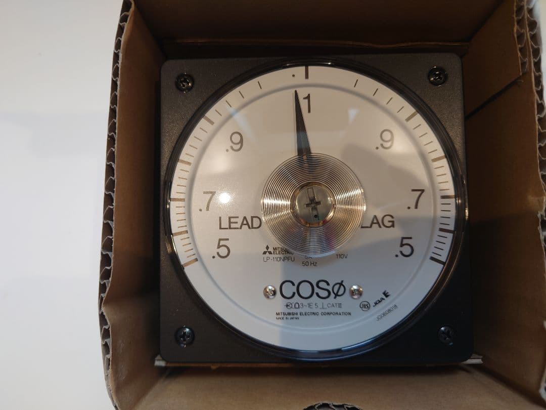 力率計 不平衡負荷用 広角度計器 LP-NPFU 0.5-1-0.5 50HZ