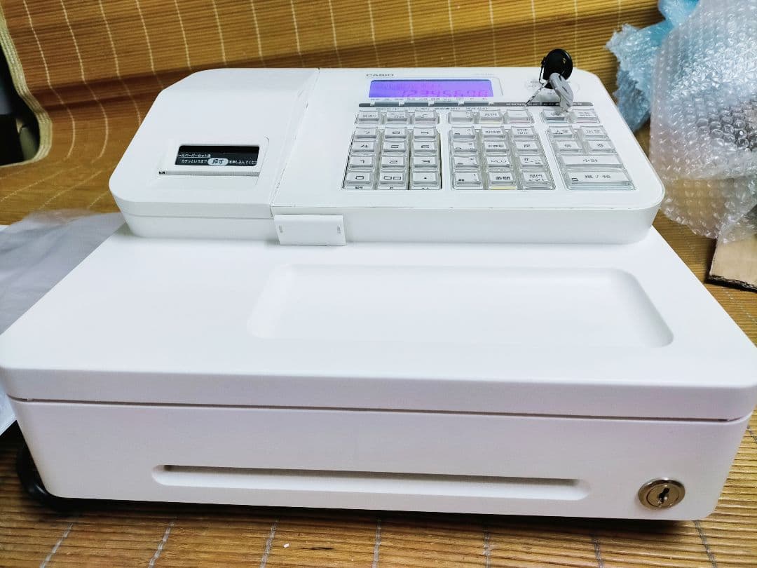 カシオレジスター　SR-S200　最新機種　スマホ設定売上管理　744444