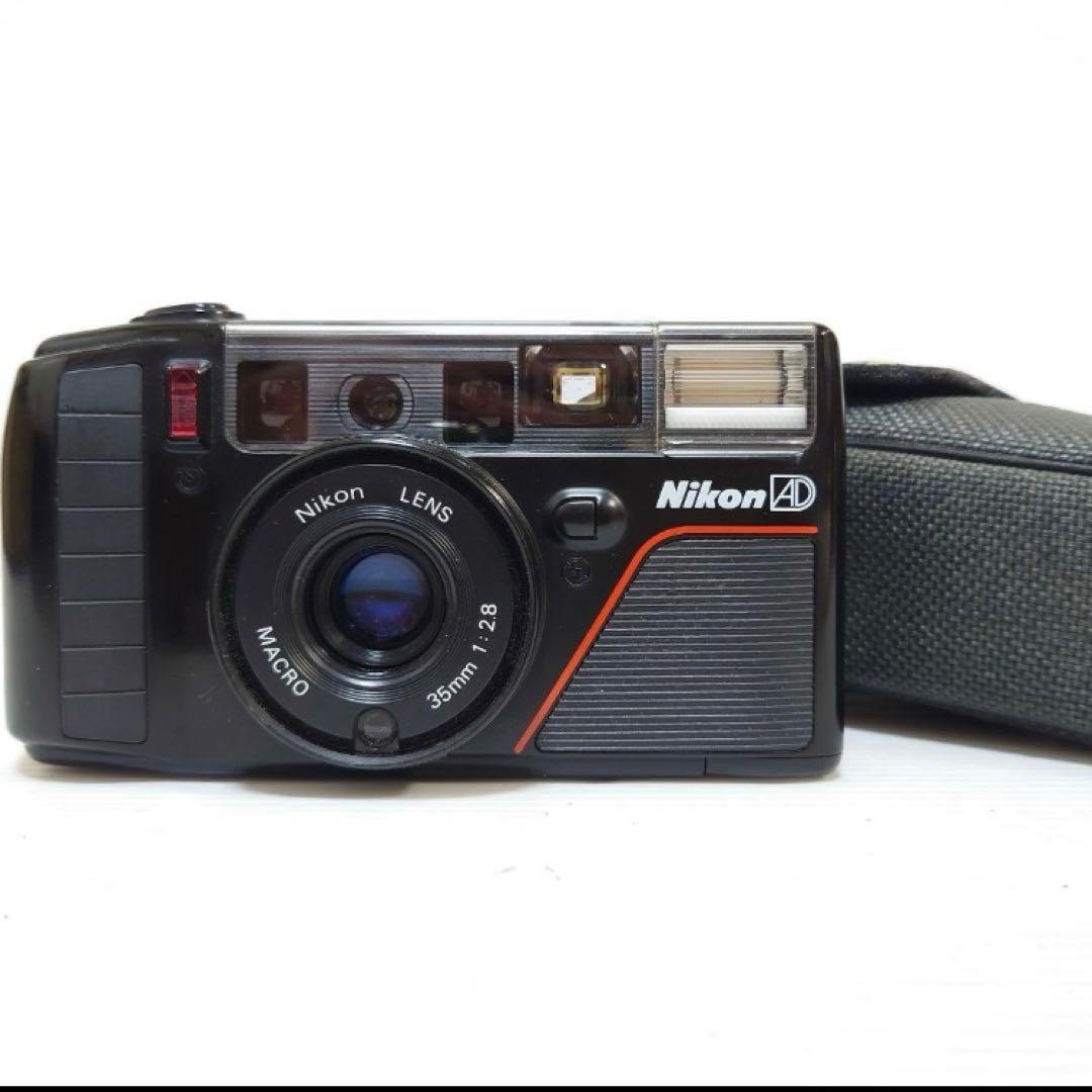 d*4様 Nikon AD3 ブラック コンパクトフィルムカメラ