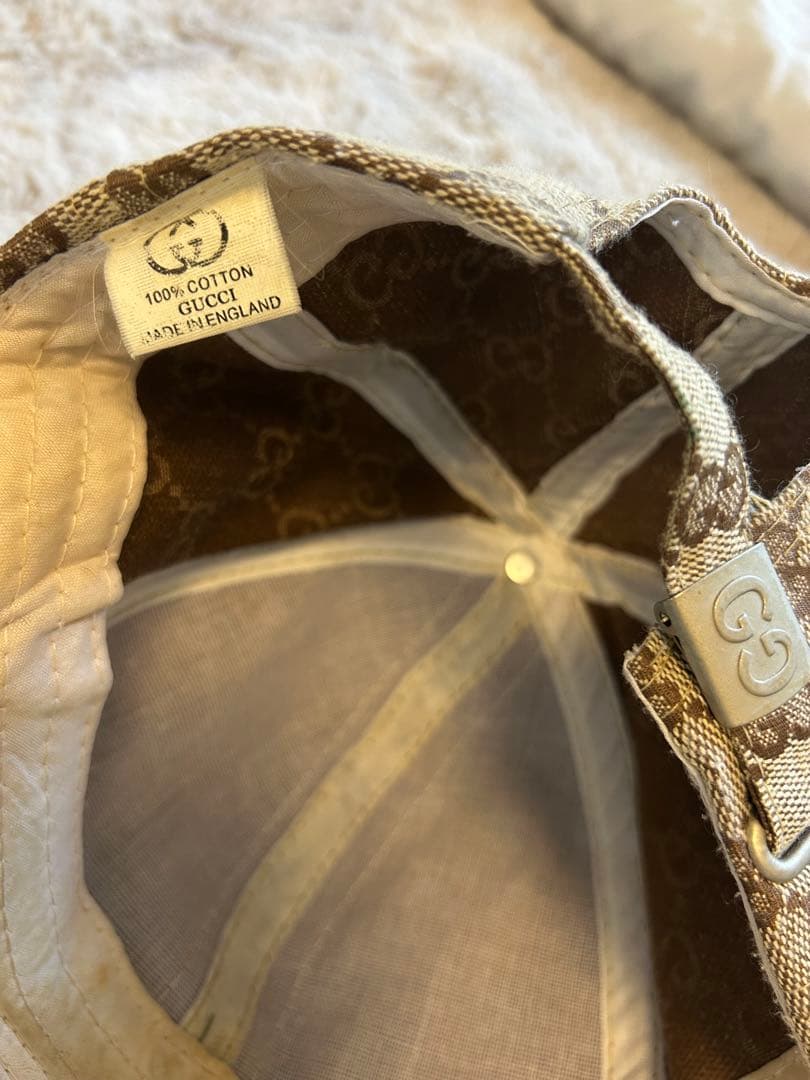 【美品】Gucci GGパターンキャップ　定番人気デザイン