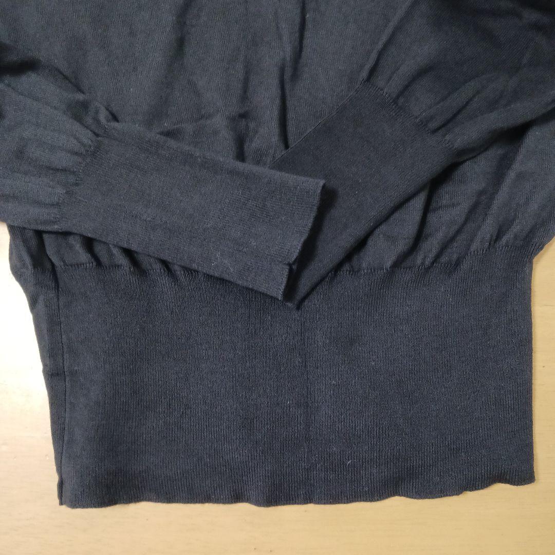 Vivienne Westwood　ニット　ブラック　オーブ刺繍　ロゴ