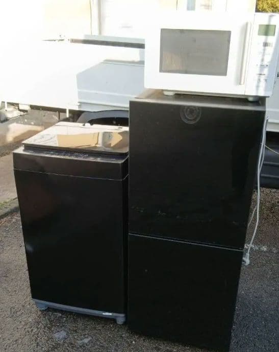 地域限定配送無料　最新　冷蔵庫＆洗濯機＆電子レンジ　3点セット