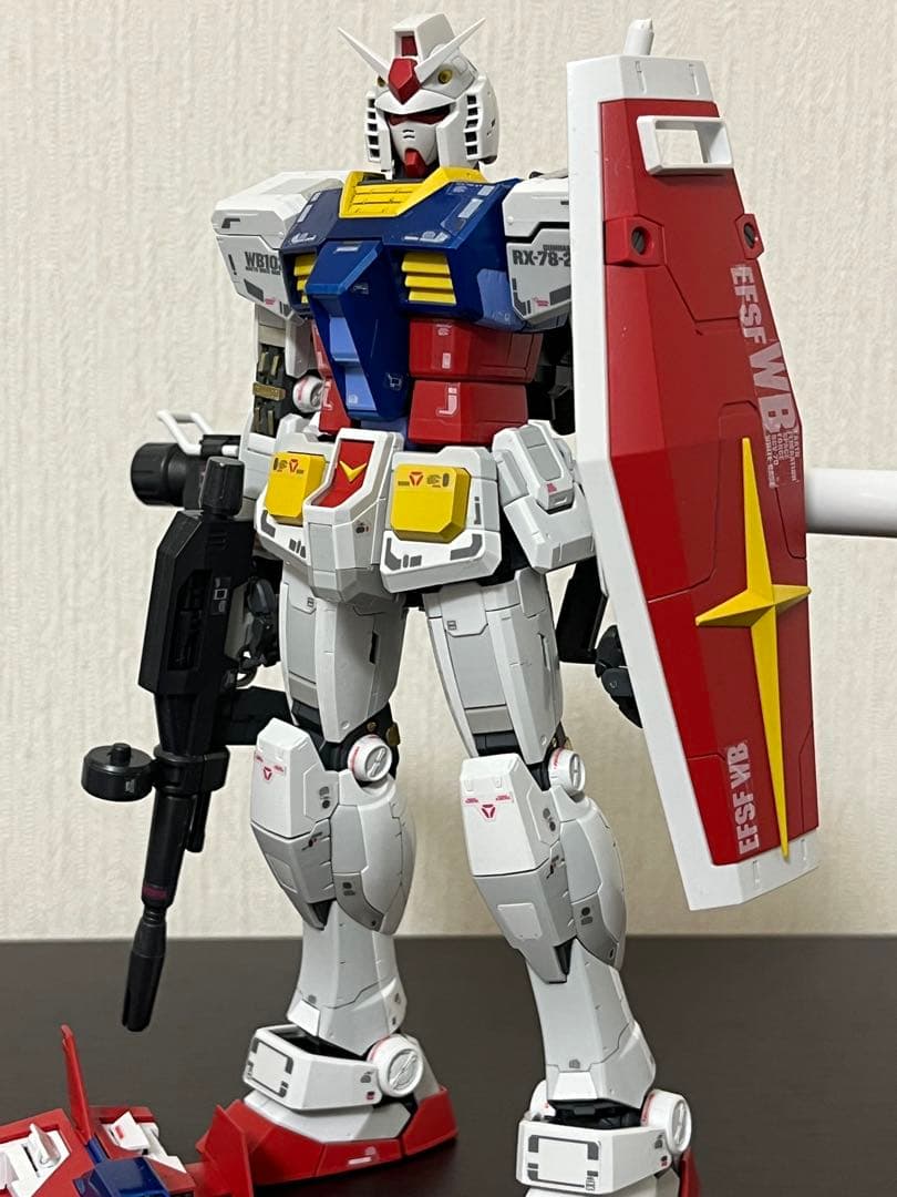 た*う様 MG RX-78-2 ガンダム 1/100 部分塗装完成品