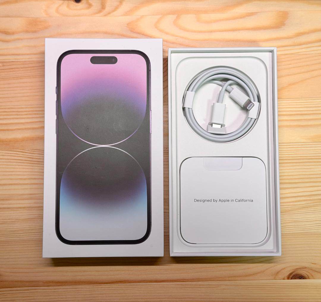 iPhone14 Pro ディープパープル 128GB 電池残量82%