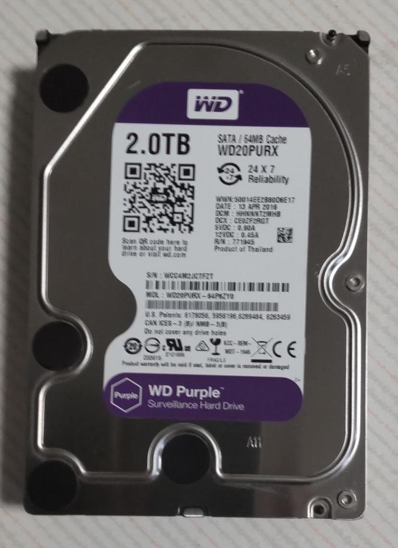 DIGA 2TB増量修理交換用HDD DMR-XP,XW,BR,BW各品番用