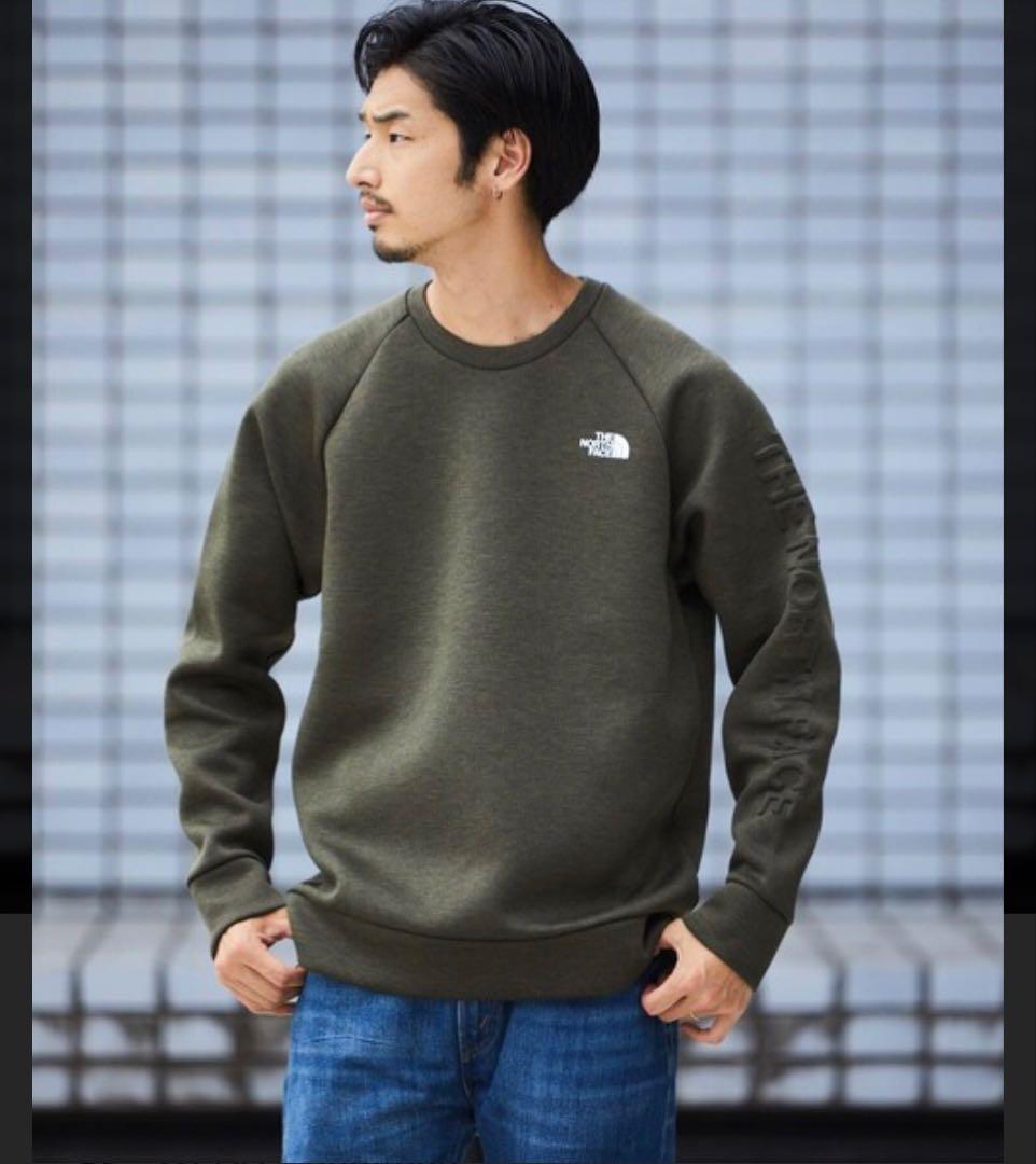 新品 ザ ノースフェイス テックエアー スウェット クルー ジャージ トップス