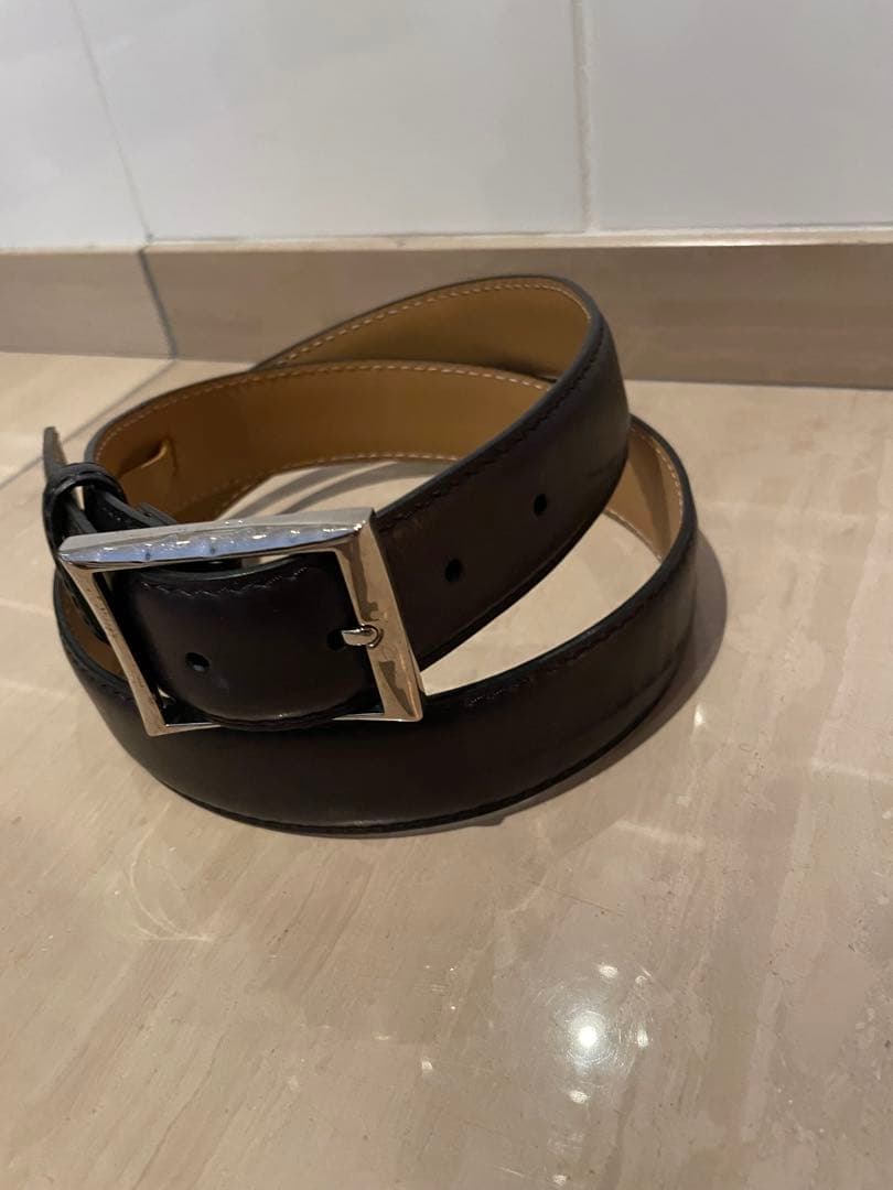 BERLUTI クラシックベルト　ヴェネチア カーフレザー　ブラック