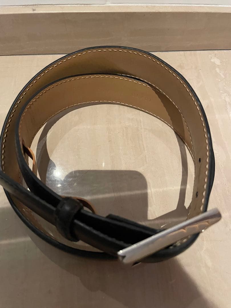 BERLUTI クラシックベルト　ヴェネチア カーフレザー　ブラック